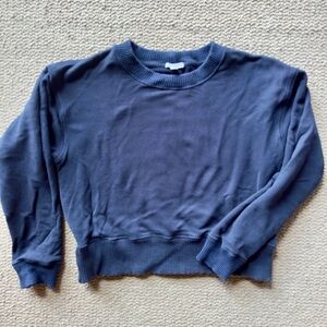 James Perse Navy Blue women’s Sweatshirt